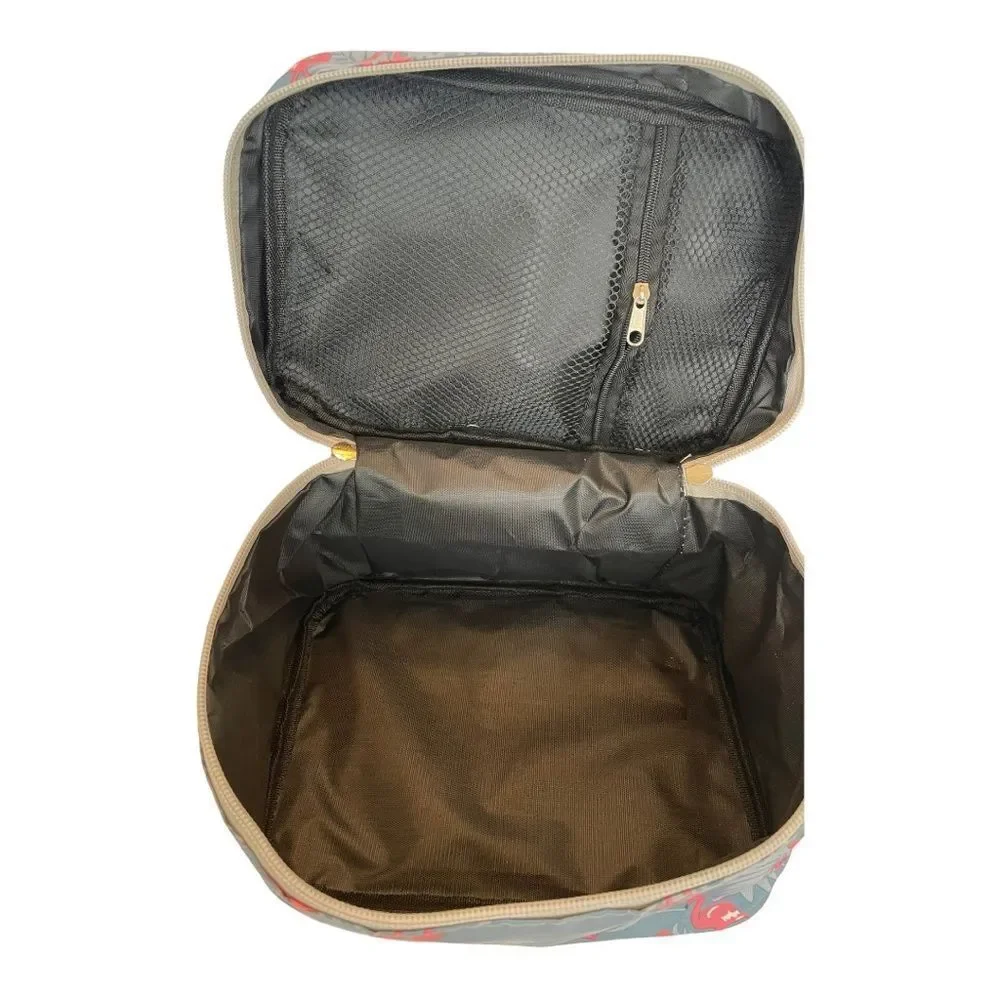 FLAMINGO OVERSIZED TRAVEL COSMETIC BAG‎